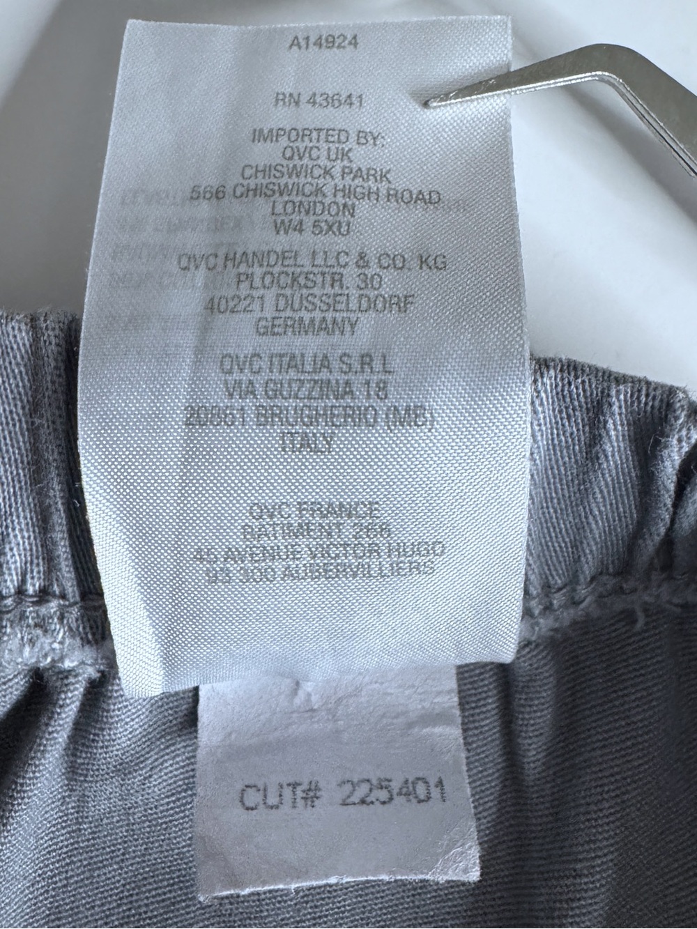 Denim & Co Capri Jeans Women’s Large Gray Lightweight Denim High Rise Pull-On - Picture 5 of 7
